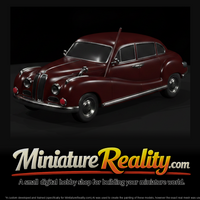 1951 BMW Salon Sedan miniature, three-quarter view — thumbnail 6