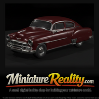 1951 Chevrolet Fleetline miniature, three-quarter view — thumbnail 7