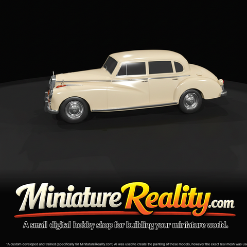 classic luxury coupe (scale model)