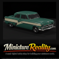 1953 Ford Crestliner miniature, three-quarter view — thumbnail 4