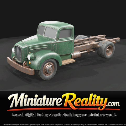 1954 Mack truck cab and chassis (1950s) — medium–heavy commercial, cab-and-chassis configuration