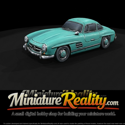 1954 Mercedes-Benz 300SL Gullwing coupe (1950s) — iconic gullwing doors, racing heritage