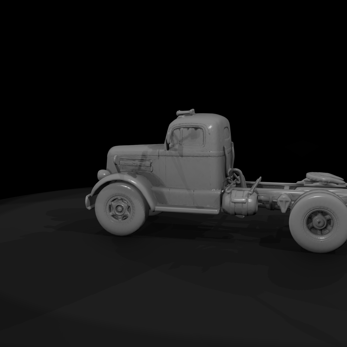 1955 White Two-Axle Semi Tractor