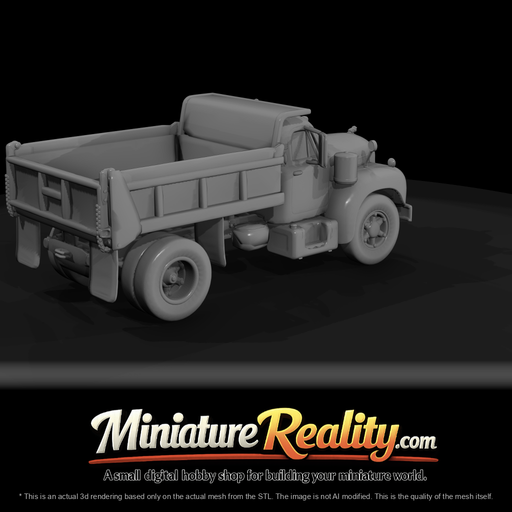 1955 Mack dump truck (1950s) — cab-over-engine, weathered and rusted working condition