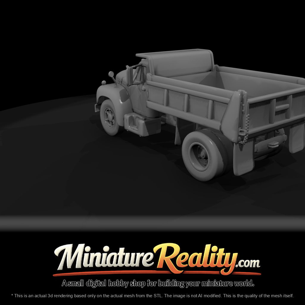 1955 Mack dump truck (1950s) — cab-over-engine, weathered and rusted working condition