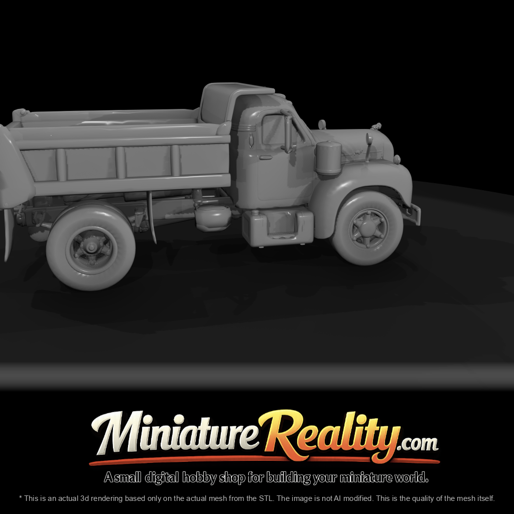 1955 Mack dump truck (1950s) — cab-over-engine, weathered and rusted working condition