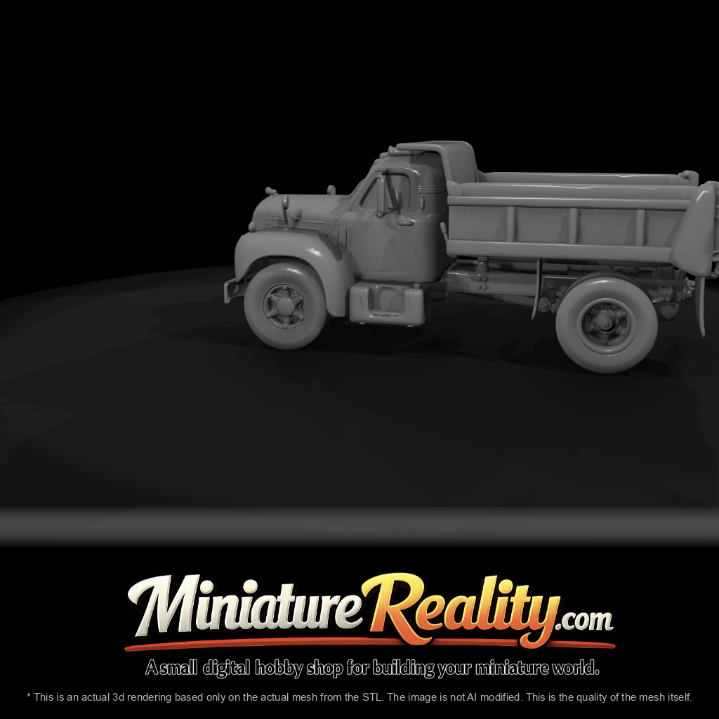 1955 Mack dump truck (1950s) — cab-over-engine, weathered and rusted working condition