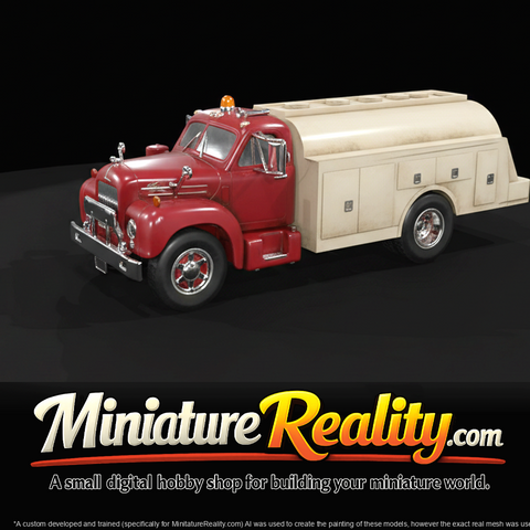 1955 Mack tank truck (1950s) — petroleum bulk transport, classic American heavy commercial