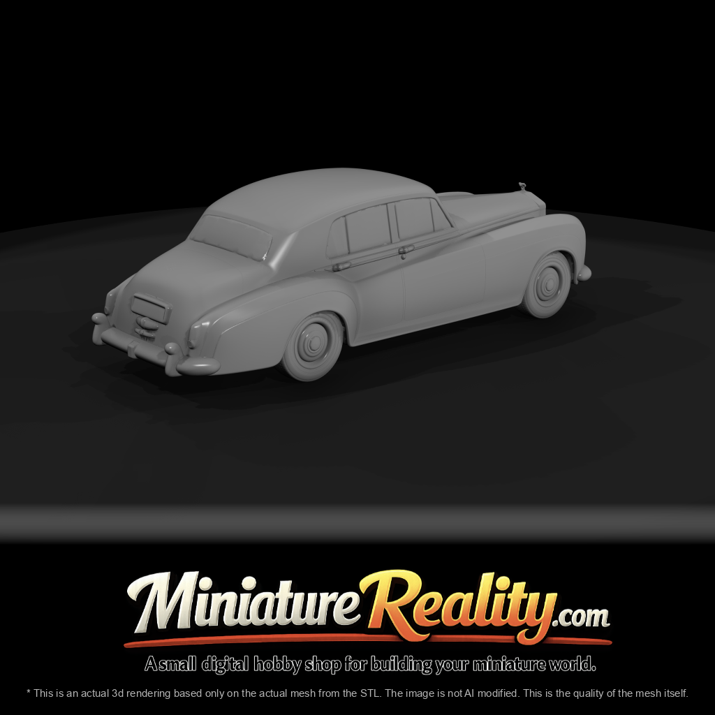 1955 Rolls-Royce Silver Cloud limousine (1950s) — black gloss, British prestige saloon
