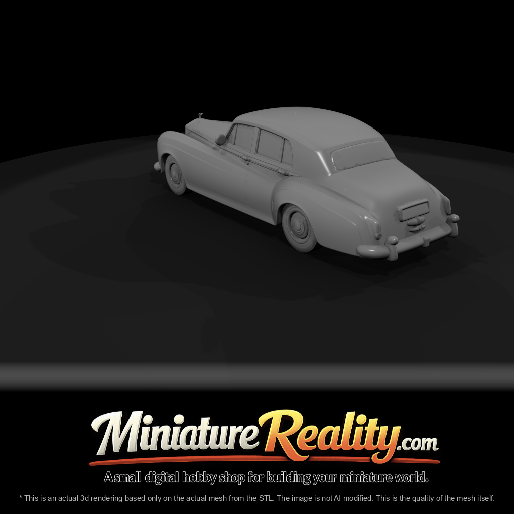 1955 Rolls-Royce Silver Cloud limousine (1950s) — black gloss, British prestige saloon