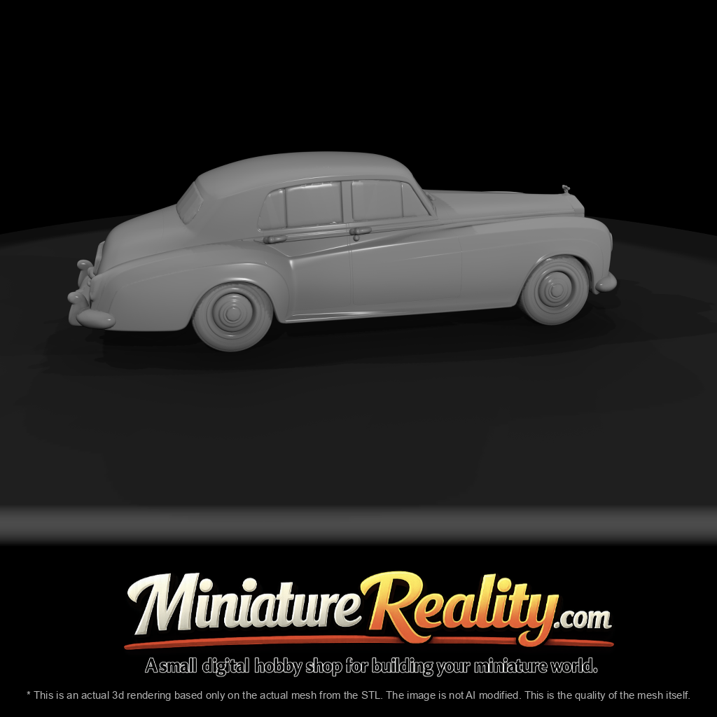1955 Rolls-Royce Silver Cloud limousine (1950s) — black gloss, British prestige saloon