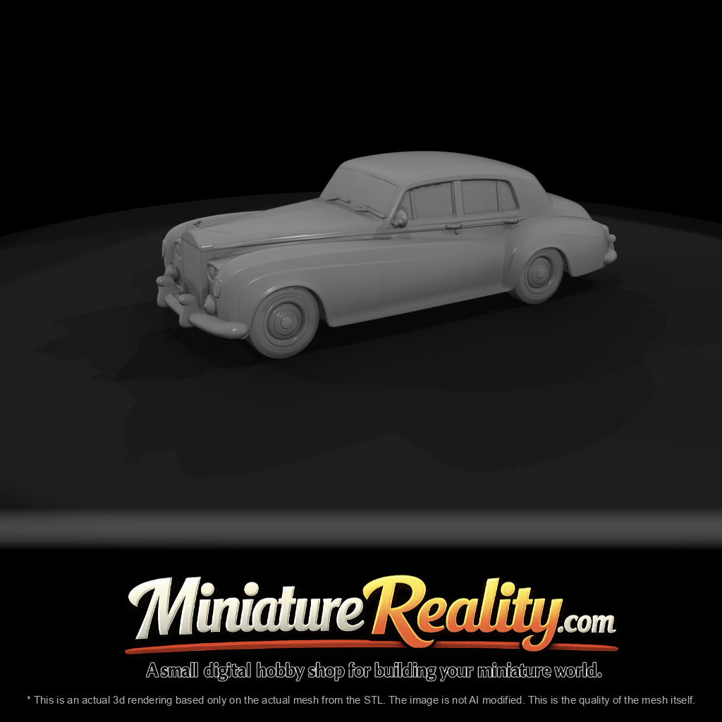1955 Rolls-Royce Silver Cloud limousine (1950s) — black gloss, British prestige saloon