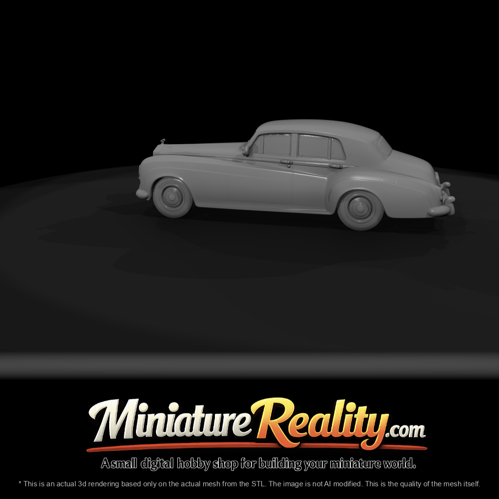 1955 Rolls-Royce Silver Cloud limousine (1950s) — black gloss, British prestige saloon