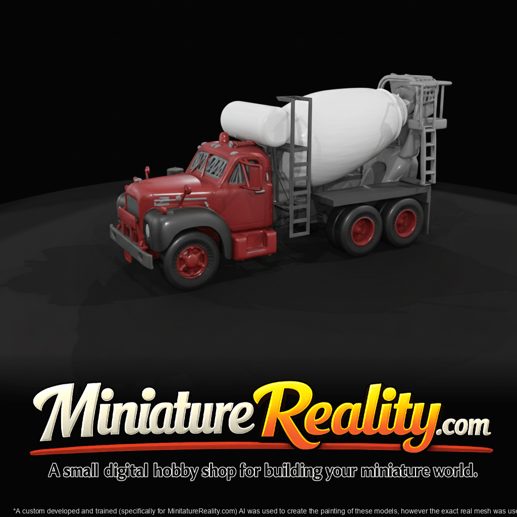 1955 mack Concrete truck v2