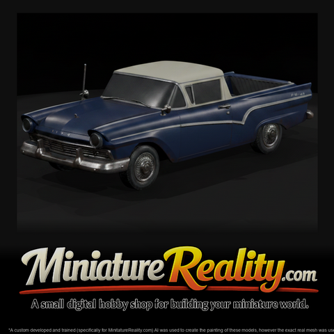 1957 Ford Ranchero - Classic Pickup Model, three-quarter view