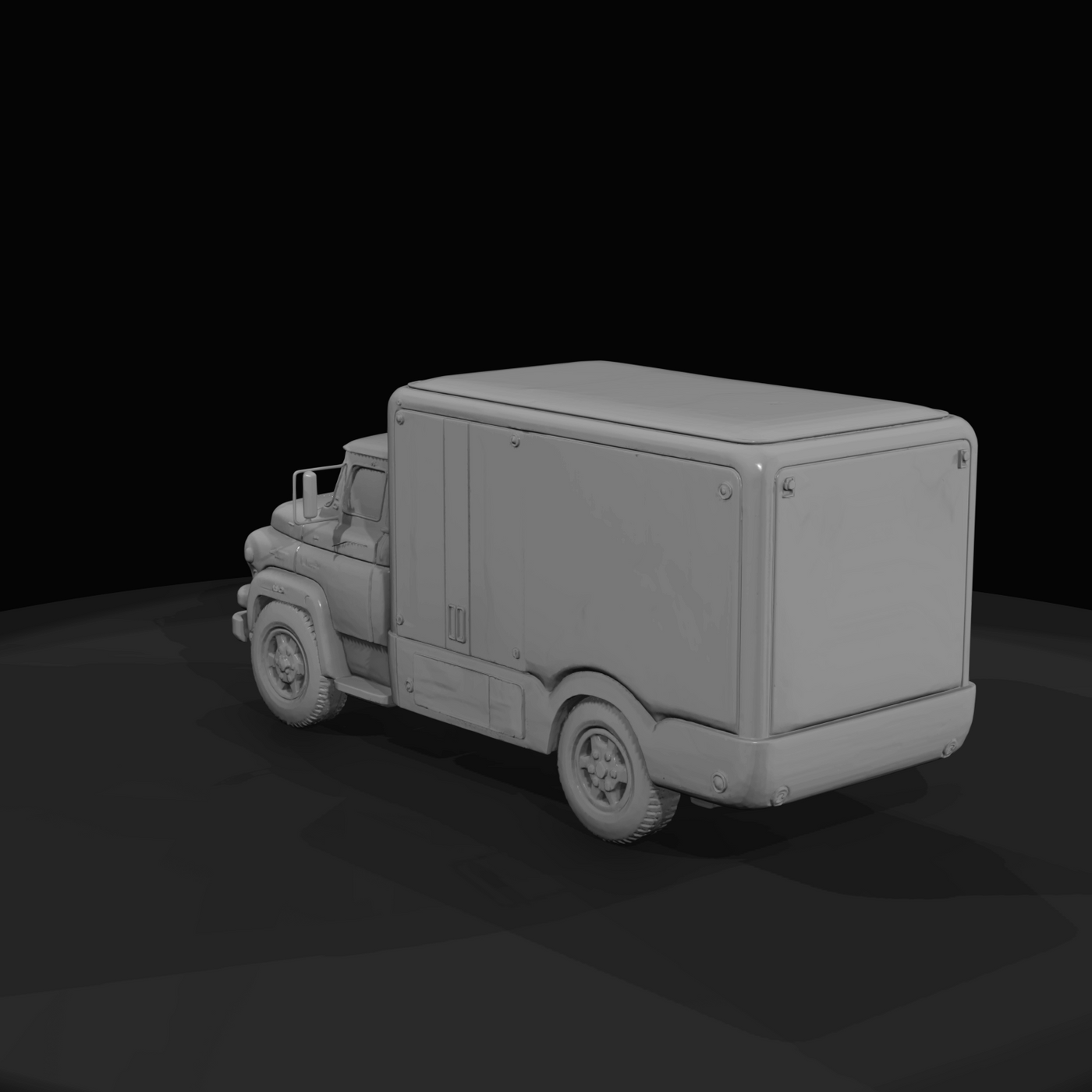 1957 GMC beverage delivery truck (1950s) — commercial route delivery, American mid-century