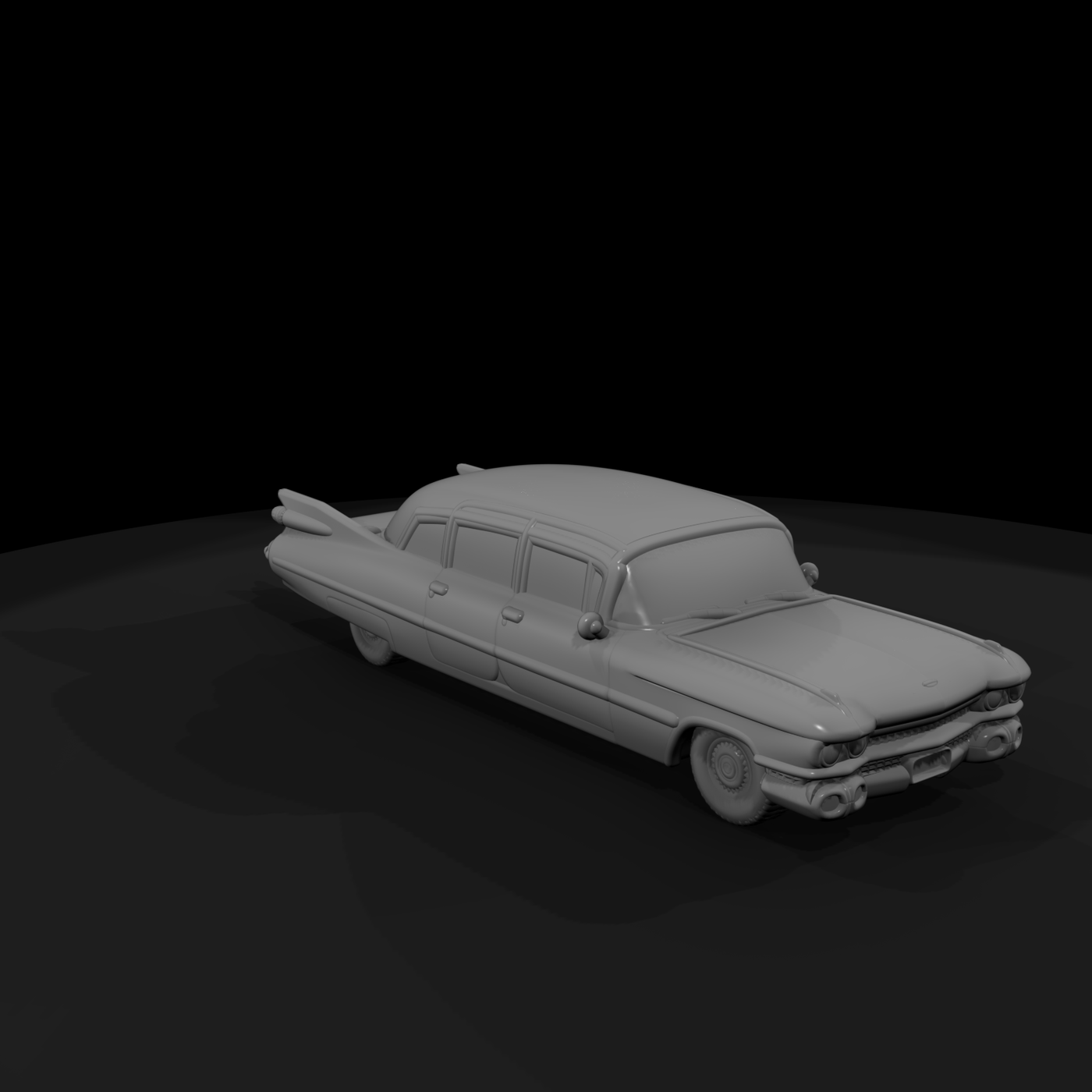 1959 Cadillac Fleetwood — 3D‑Printable Scale Model