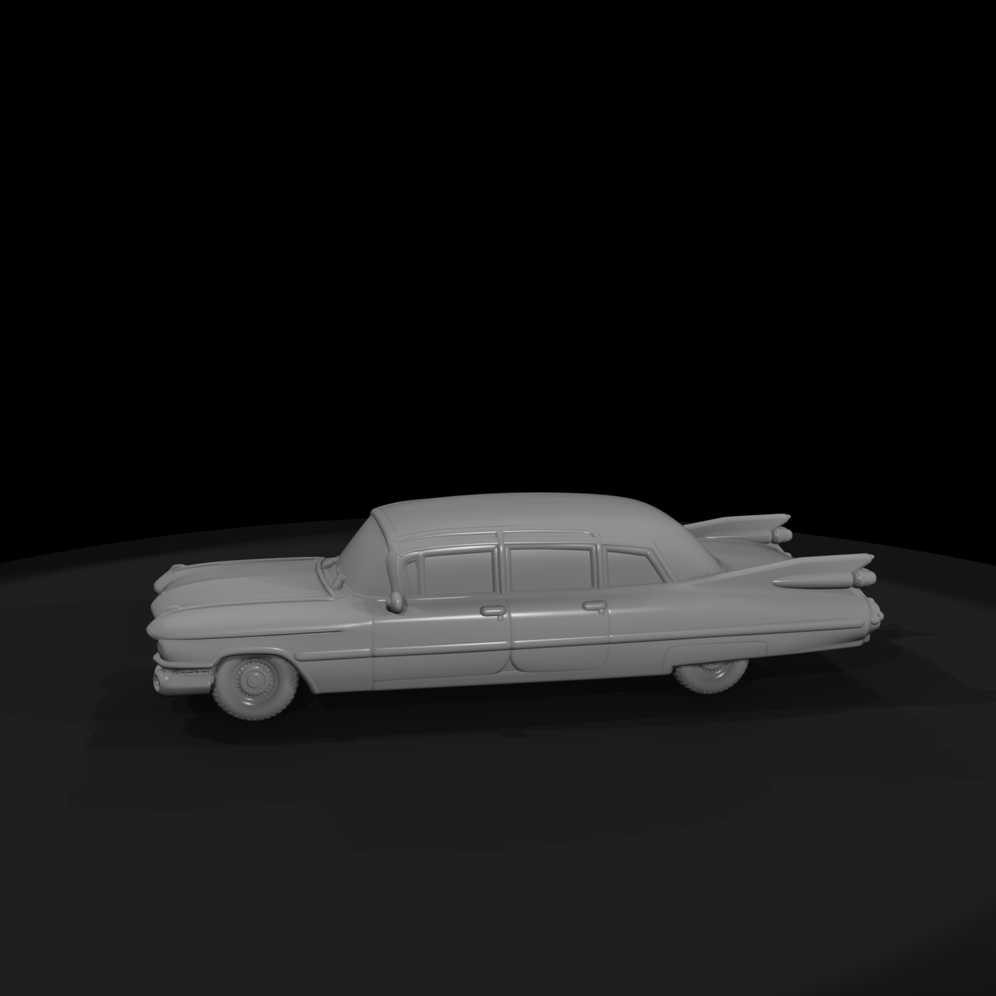 1959 Cadillac Fleetwood — 3D‑Printable Scale Model