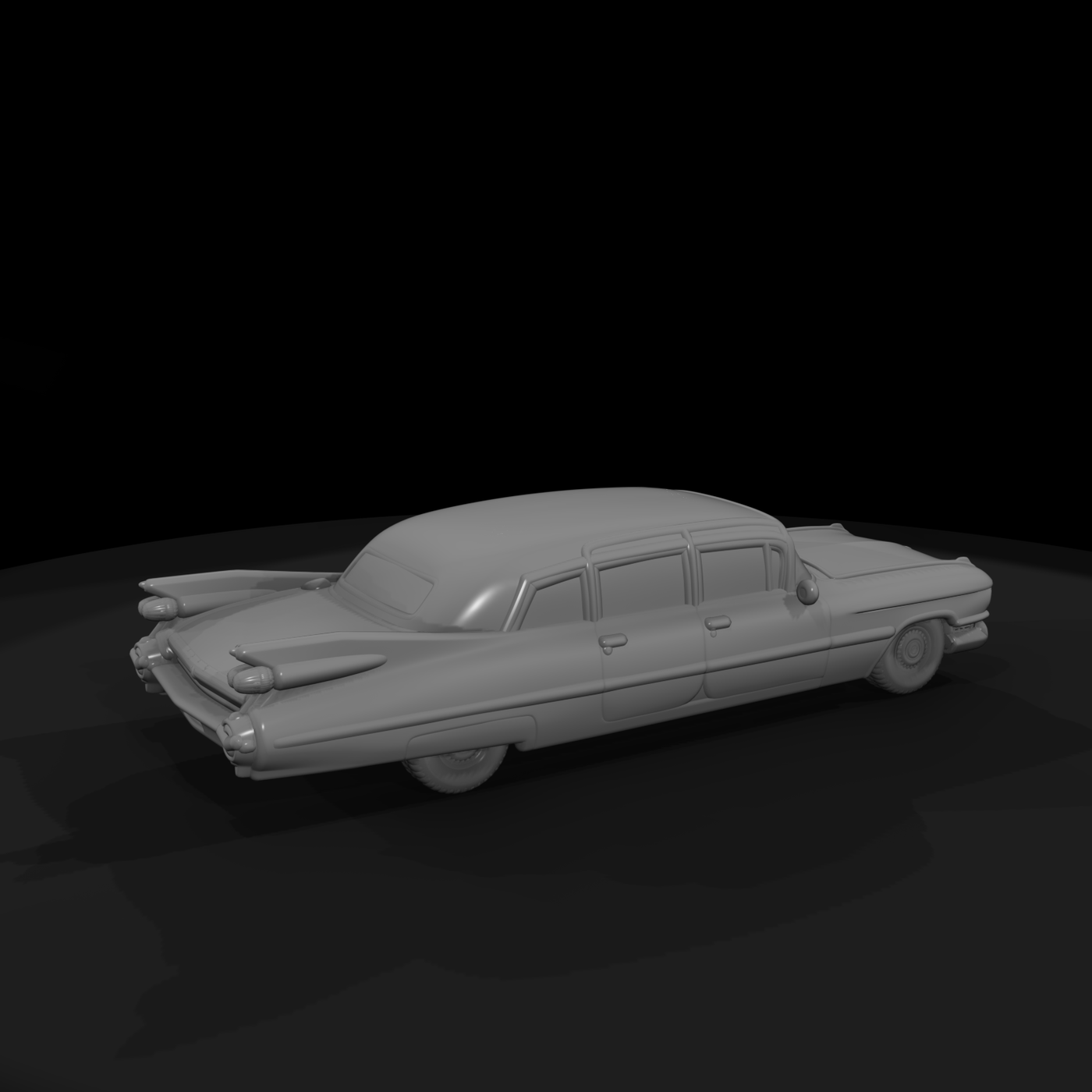 1959 Cadillac Fleetwood — 3D‑Printable Scale Model