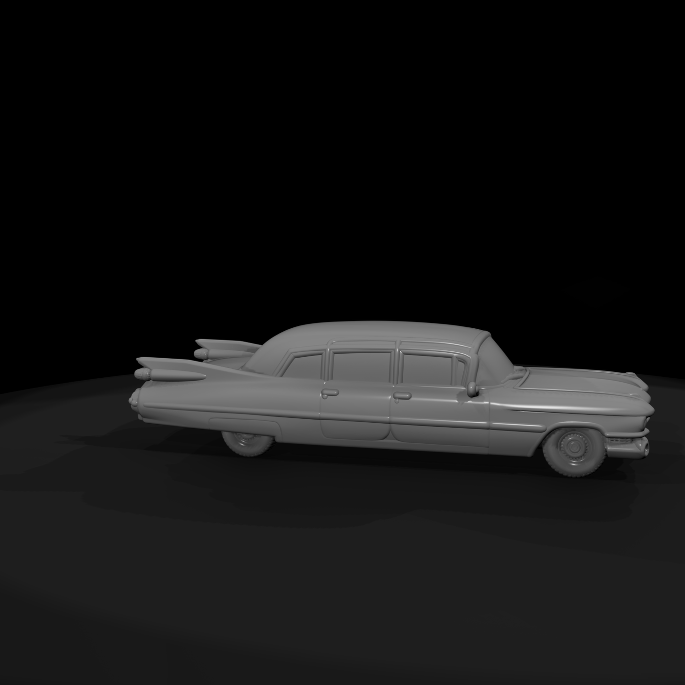 1959 Cadillac Fleetwood — 3D‑Printable Scale Model