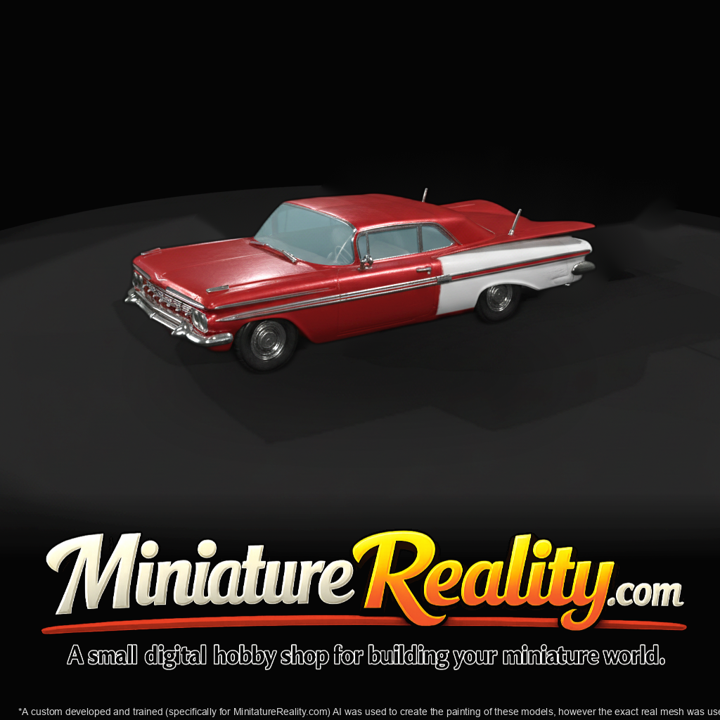 1959 Chevrolet Impala Convertible — 3D Printable Model