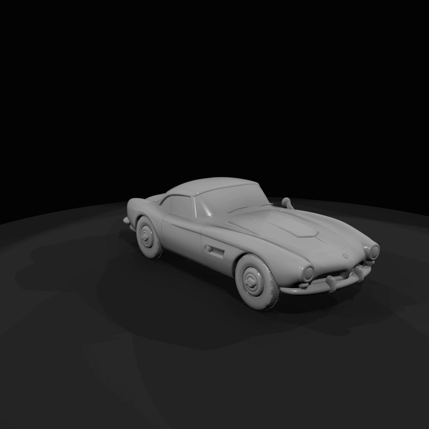 1959 BMW 507 roadster coupe (1950s) — cream, German sports car, rare aluminum body