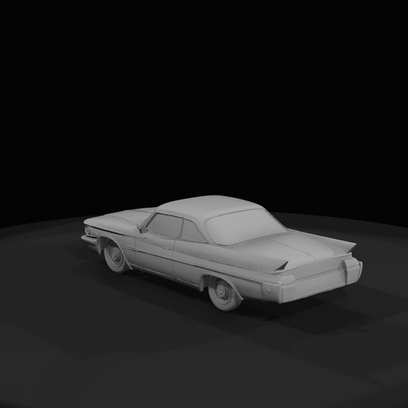 1960 Chrysler Saratoga hardtop coupe (1960s) — tailfin styling, American full-size two-door