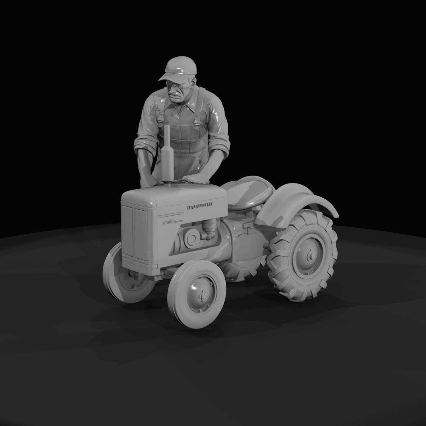 1960's Farm People Farm Mechanic (1960s)