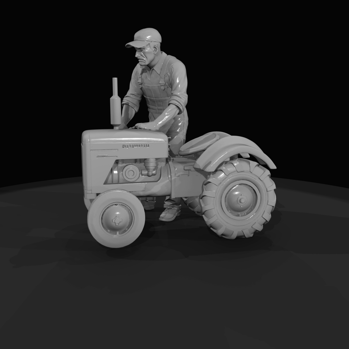 1960's Farm People Farm Mechanic (1960s)