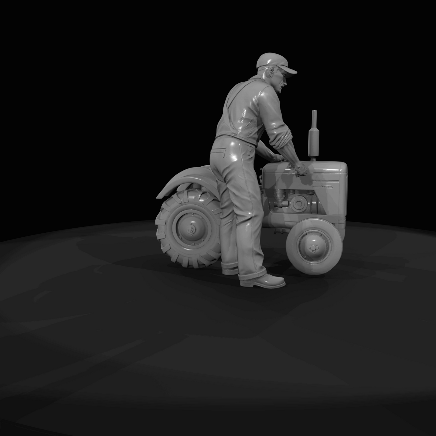 1960's Farm People Farm Mechanic (1960s)