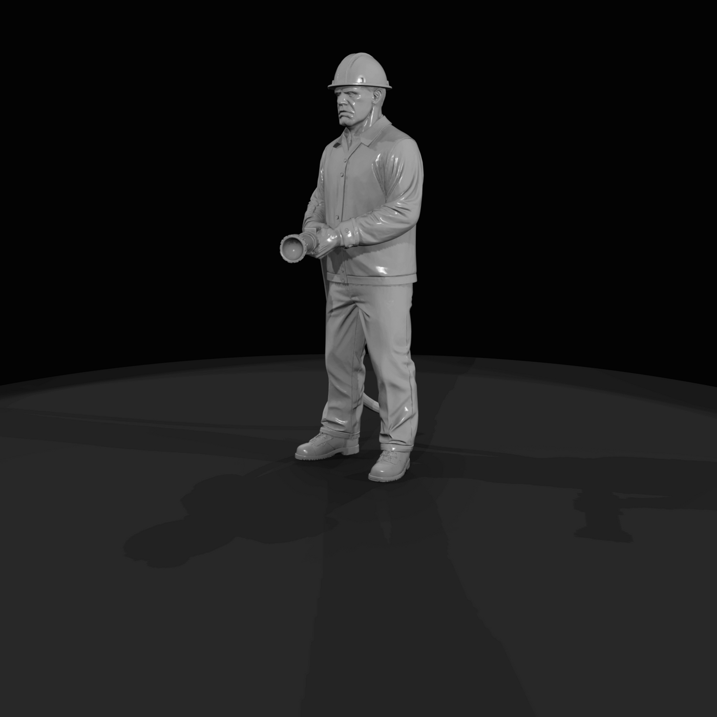 Construction Worker Figure (1960s) — 1960s ROAD Water-truck operator