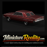 1966 Chrysler New Yorker miniature, three-quarter view — thumbnail 3