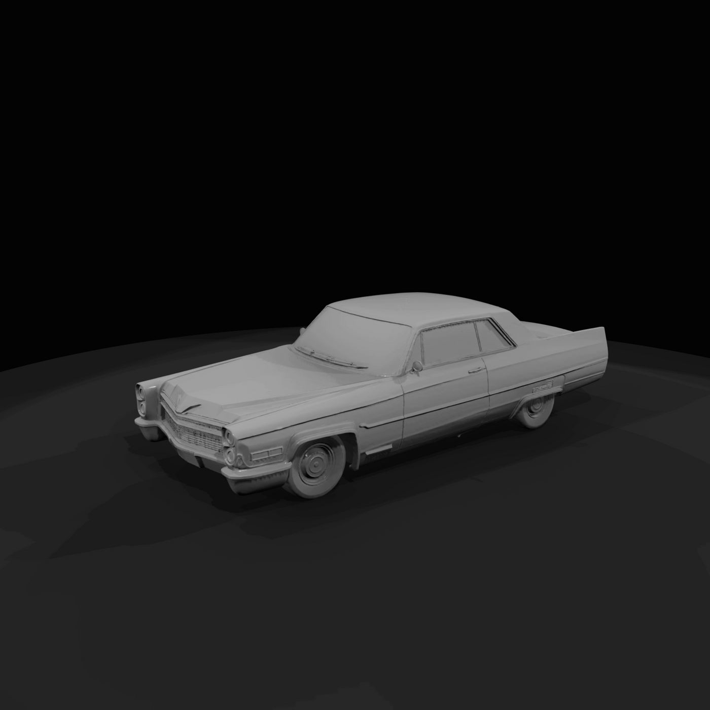 1966 Cadillac Coupe de Ville (1960s) — American prestige hardtop, fin-era transition