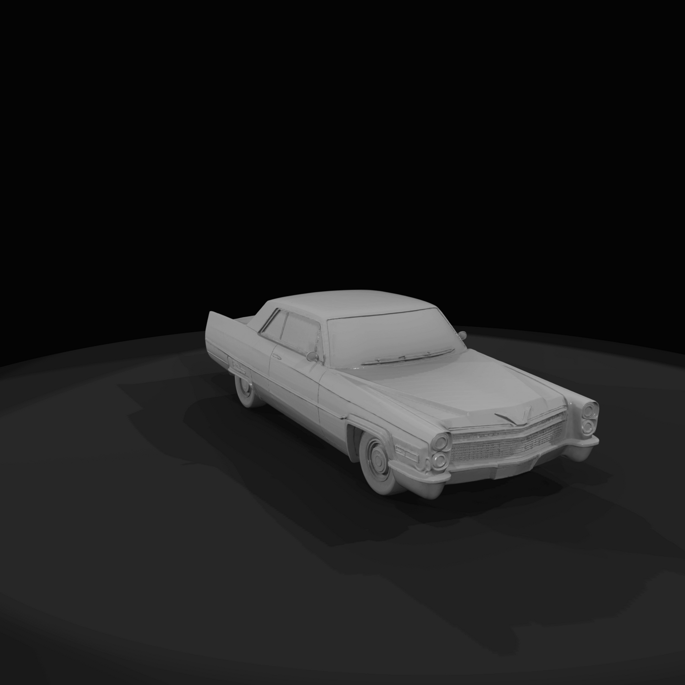 1966 Cadillac Coupe de Ville (1960s) — American prestige hardtop, fin-era transition