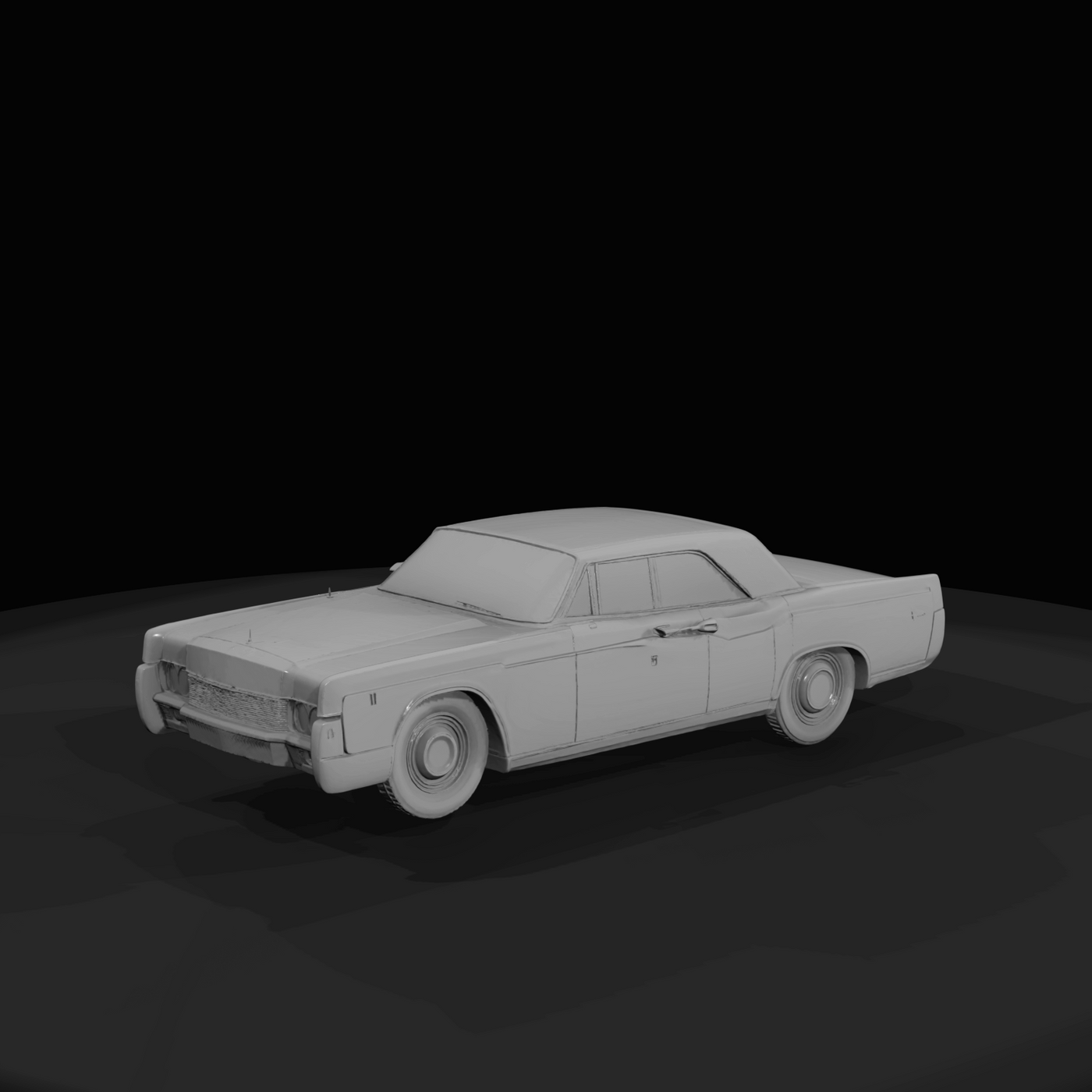 1968 Lincoln Continental convertible (1960s) — American prestige open-top, formal styling