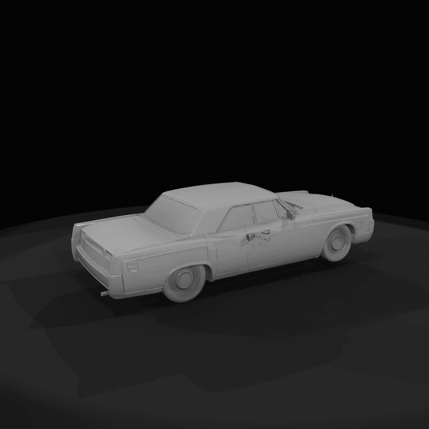 1968 Lincoln Continental convertible (1960s) — American prestige open-top, formal styling