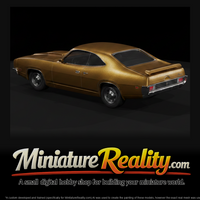 1970 Mercury Cyclone Spoiler miniature, three-quarter view — thumbnail 3