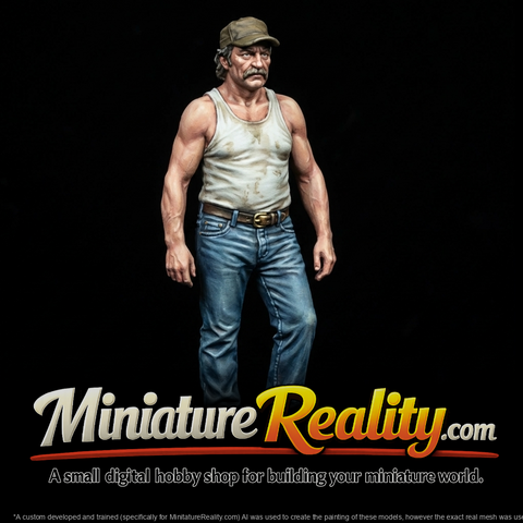 Southern American Male Figure (1970) — Man In Jeans And Tanktop