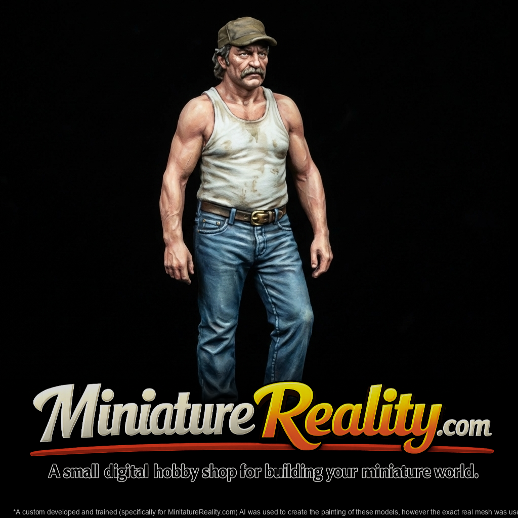 Southern American Male Figure (1970) — Man in Jeans and tanktop
