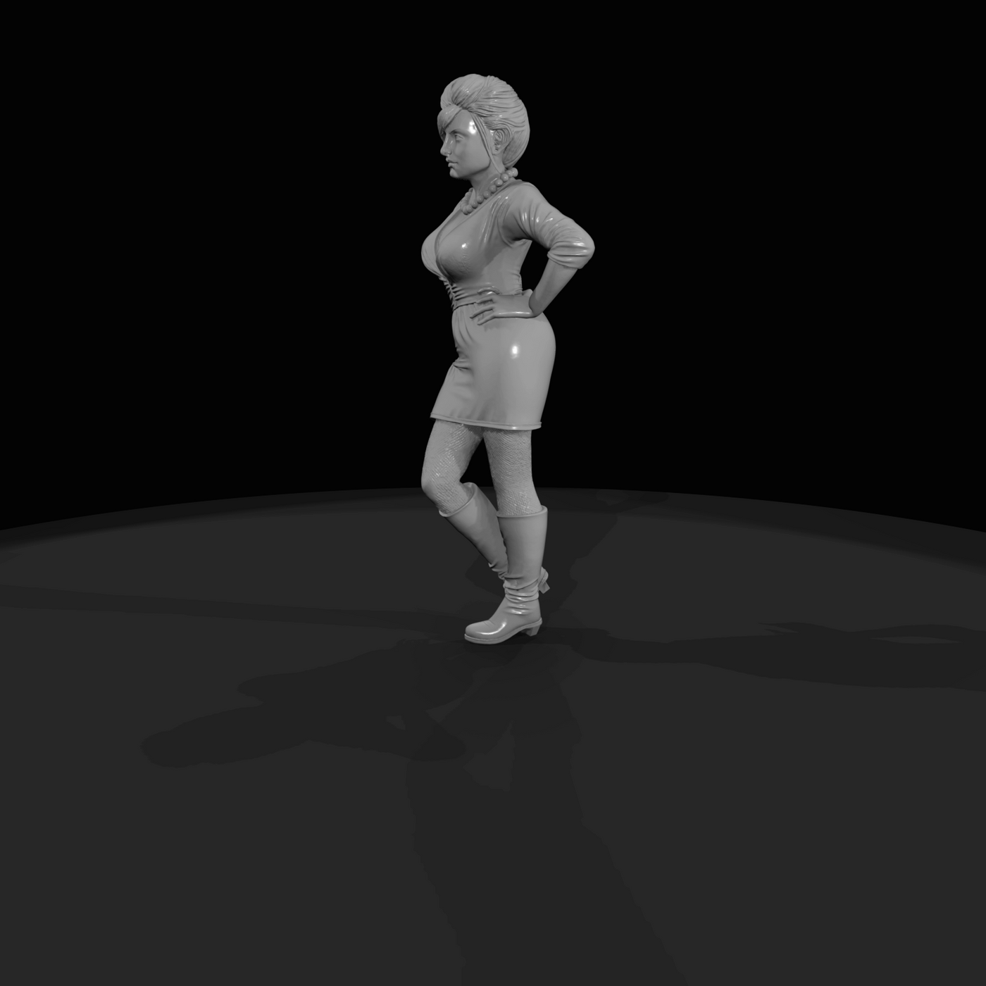 1970s Urban Character Figure (1970s) — Darlene