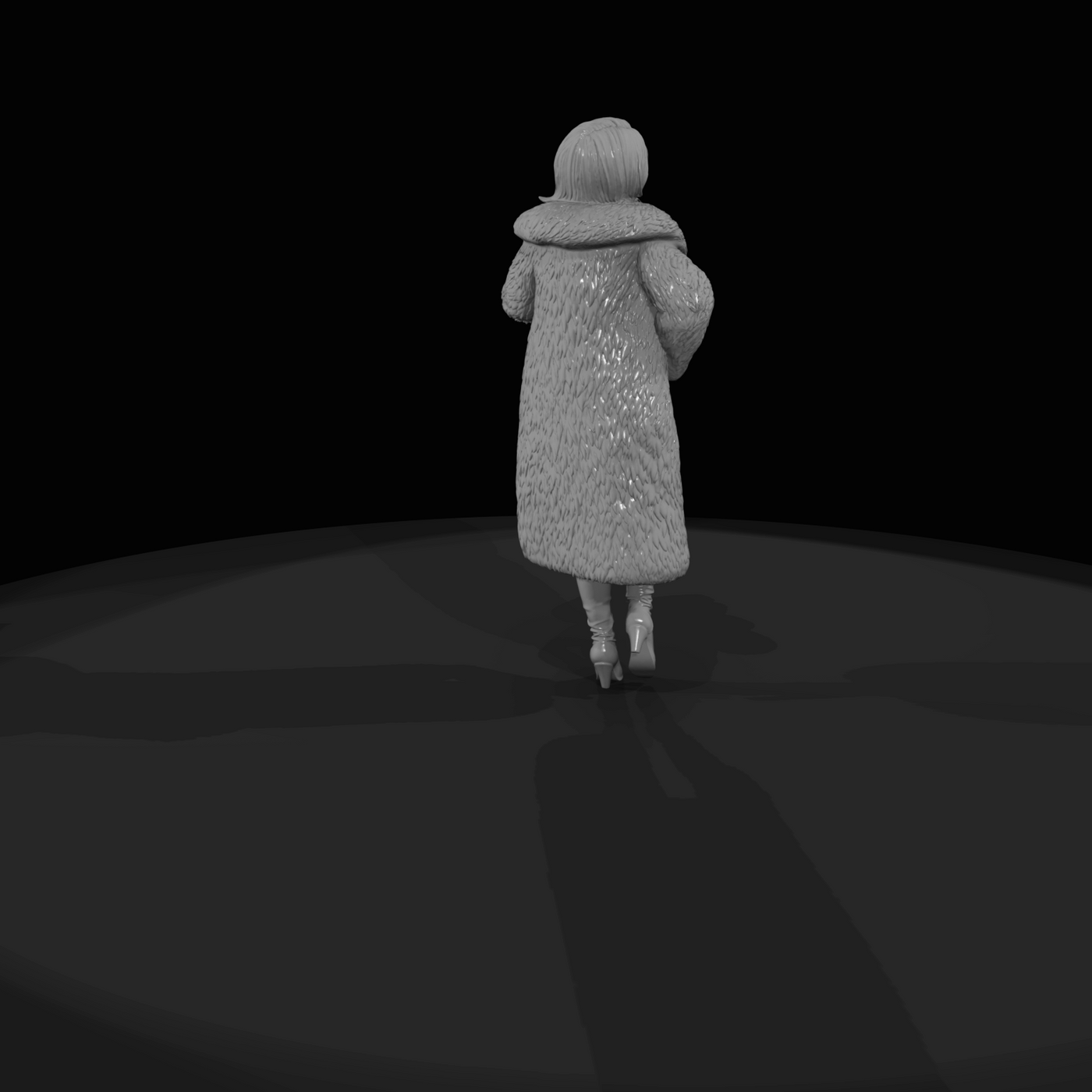 1970s Urban Character Figure (1970s) — June