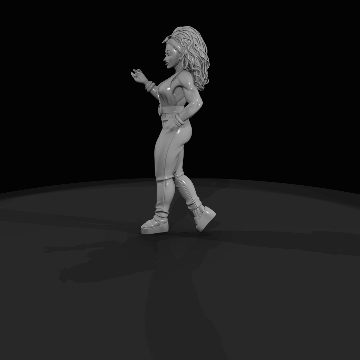 1970s Urban Character Figure (1970s) — Marisol