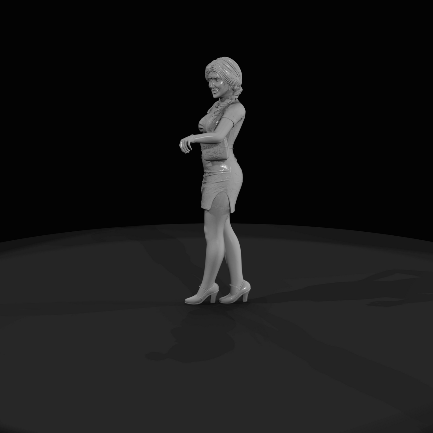 1970s Urban Character Figure (1970s) — Mina