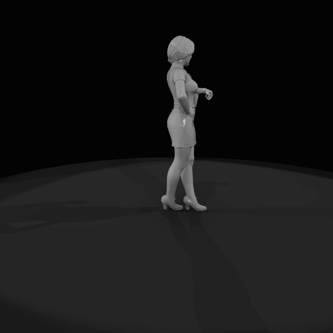 1970s Urban Character Figure (1970s) — Mina