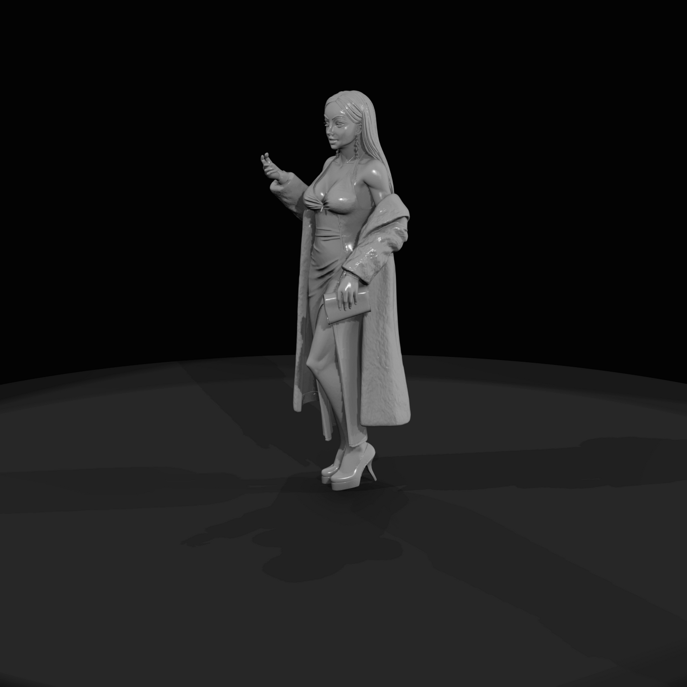 1970s Urban Character Figure (1970s) — Monique