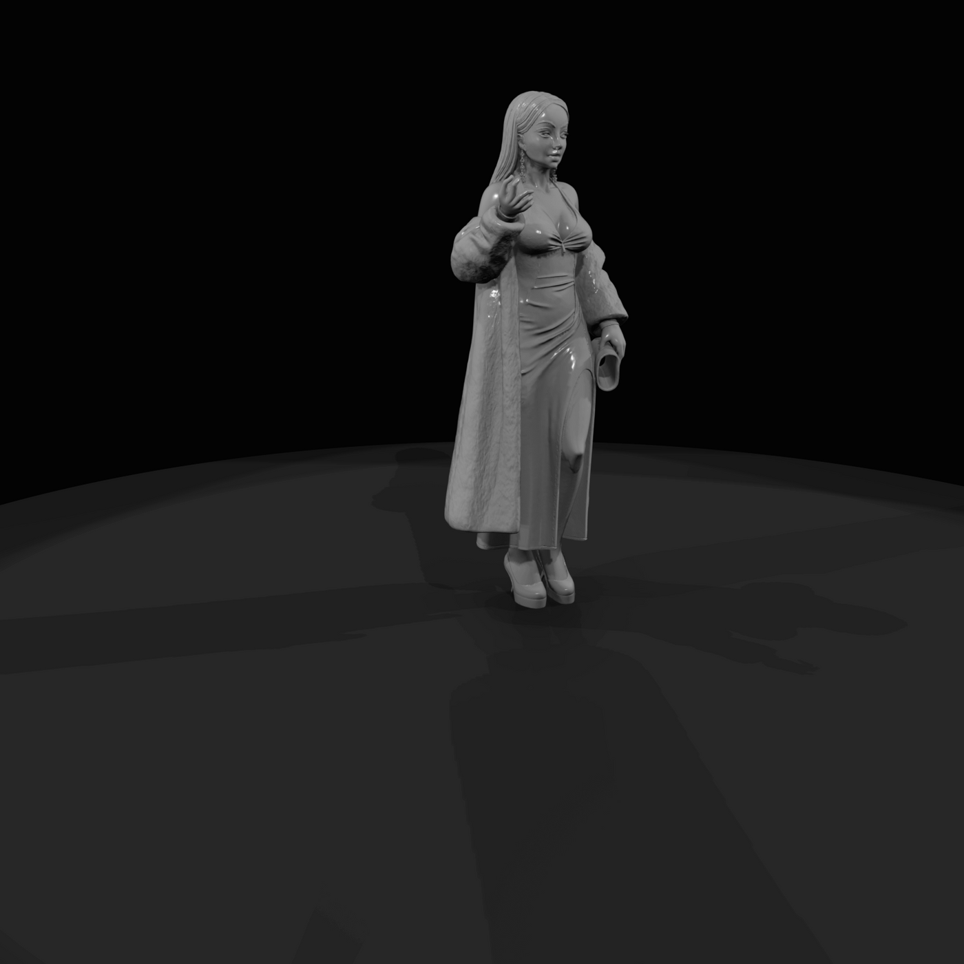 1970s Urban Character Figure (1970s) — Monique