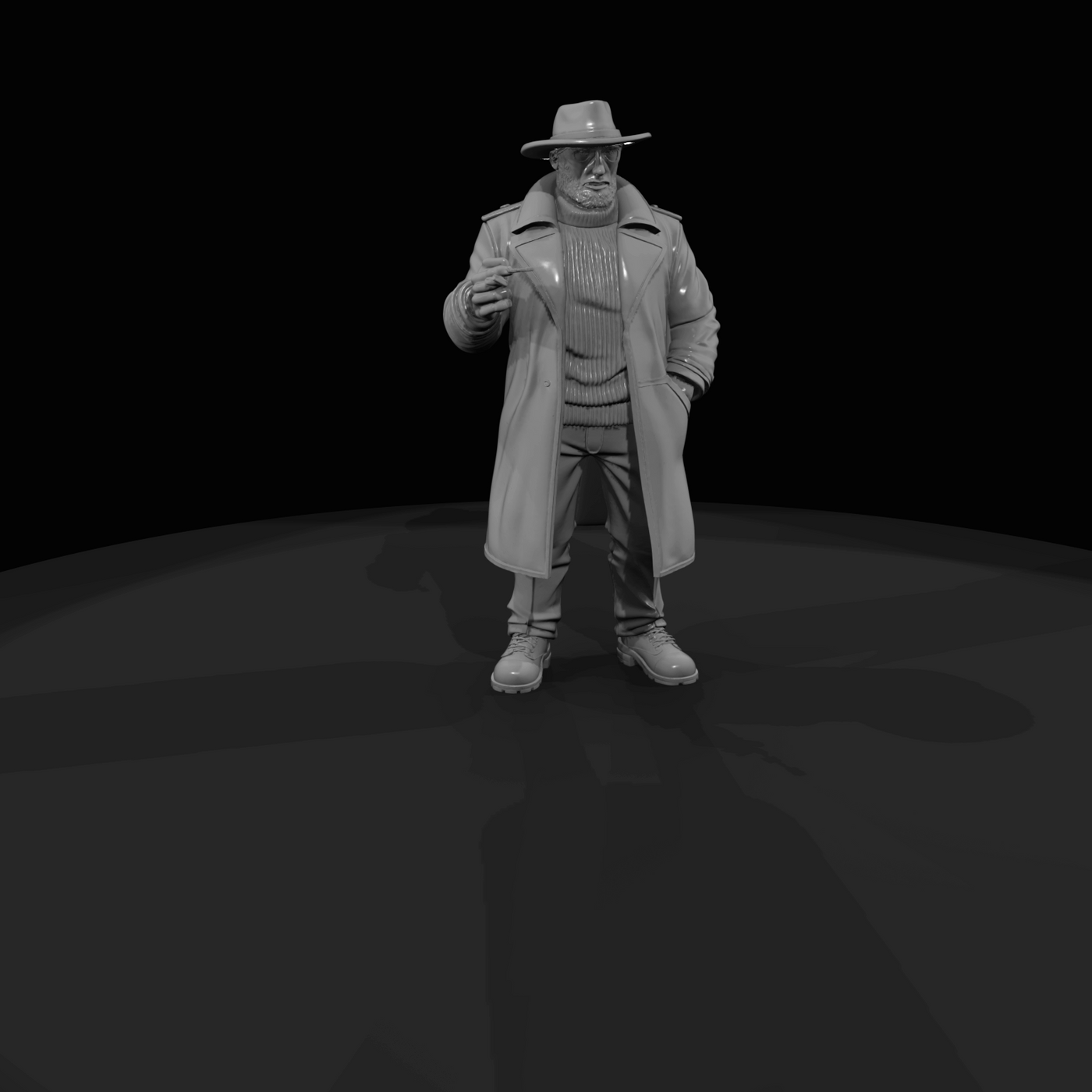 1970s Urban Character Figure (1970s) — Oscar