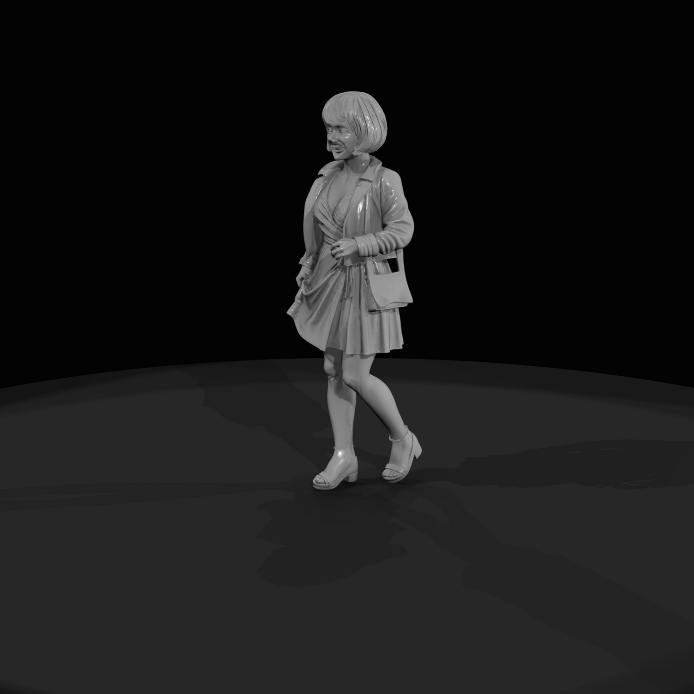 1970s Urban Character Figure (1970s) — Rita