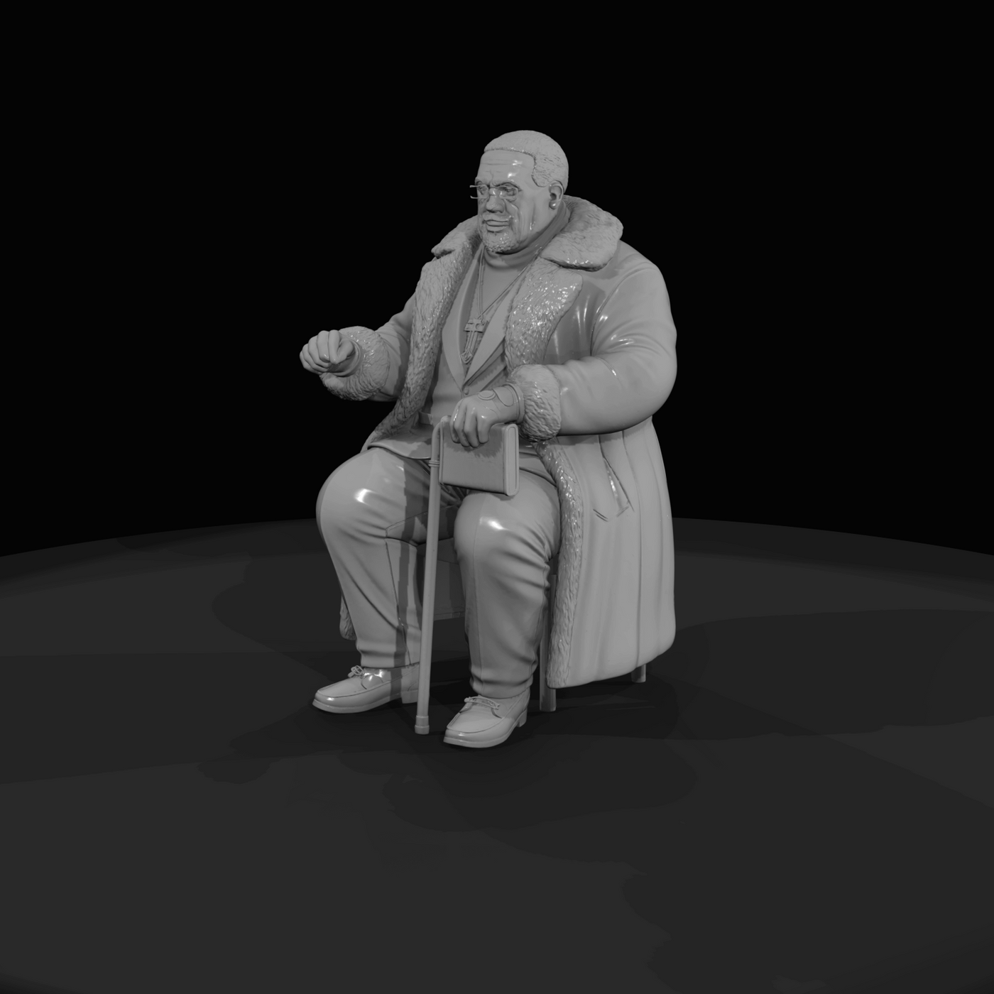 1970s Urban Character Figure (1970s) — Walter