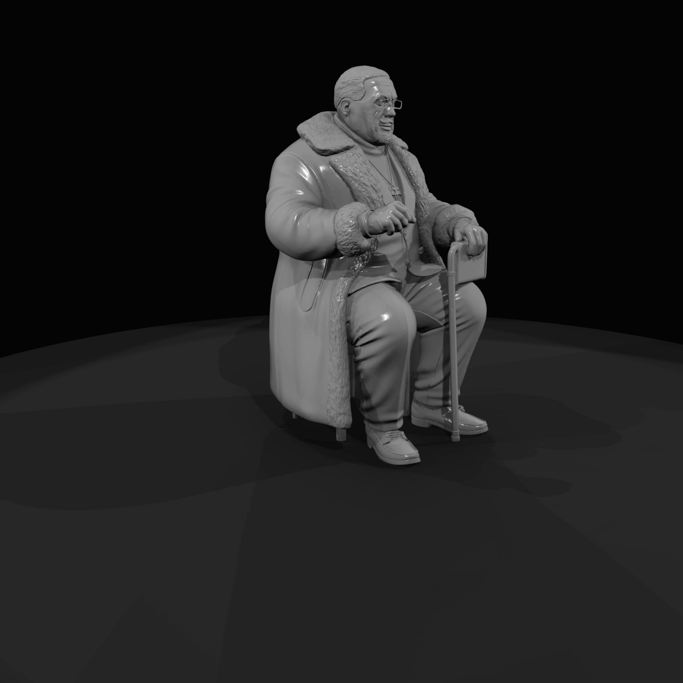 1970s Urban Character Figure (1970s) — Walter